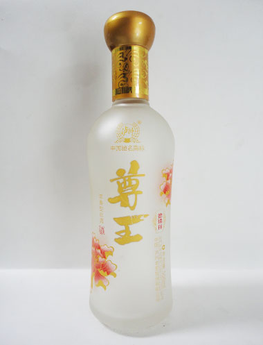 蒙砂玻璃酒瓶