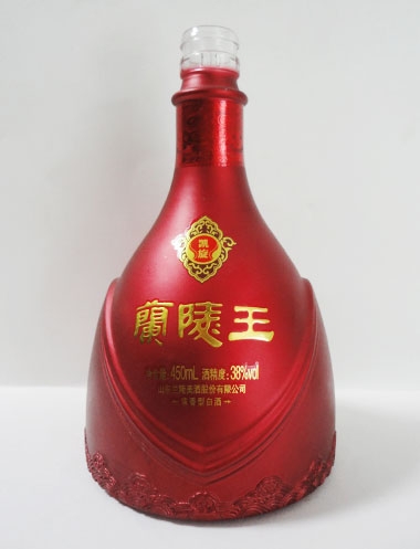 兰陵王玻璃酒瓶