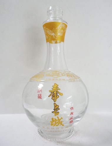 广西烤花酒瓶定制