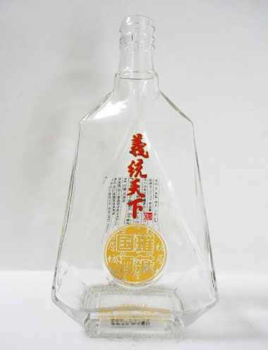 北京烤花玻璃酒瓶