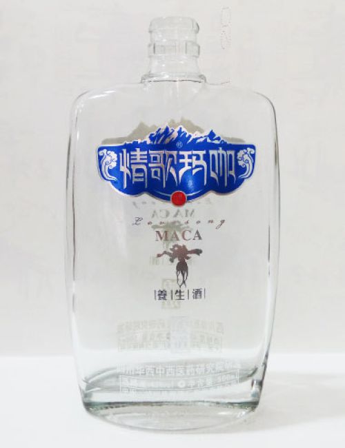 订制烤花玻璃酒瓶