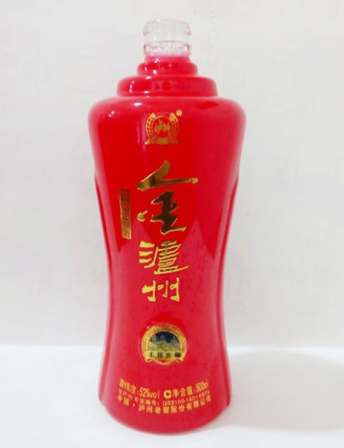 金泸州柔和酒瓶