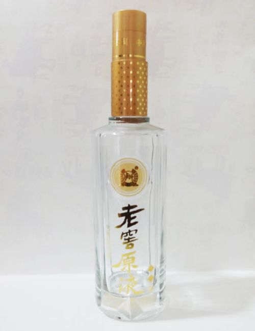 老窖原液玻璃烤花瓶