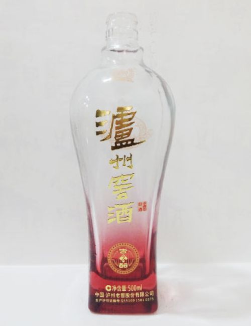 泸州窖酒烤花酒瓶