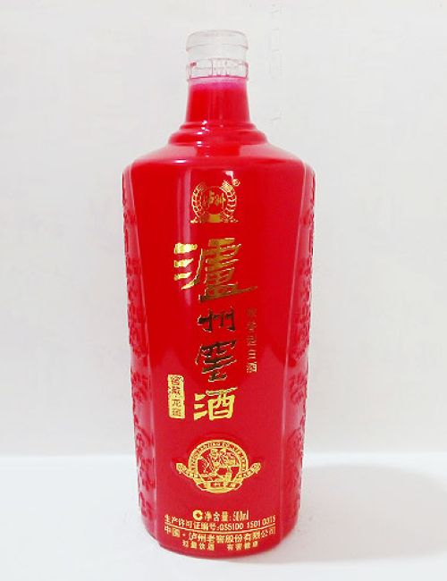 泸州窖酒喷釉酒瓶