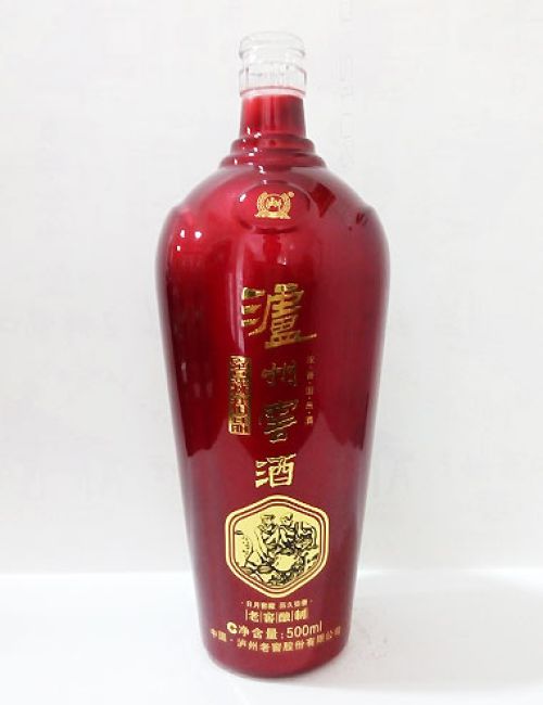 泸州窖酒烤花酒瓶