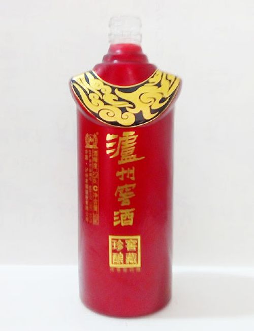 订制喷釉烤花瓶