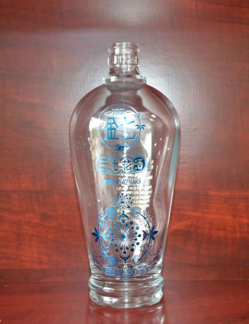 金七烤花酒瓶