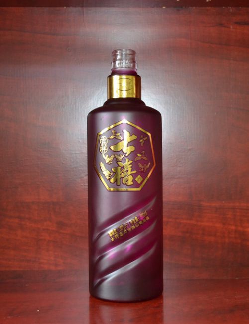 七禧喷釉酒瓶