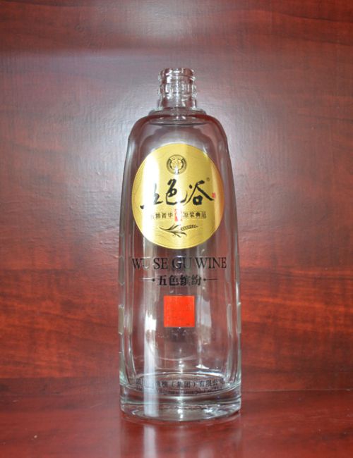 五色谷烤花酒瓶