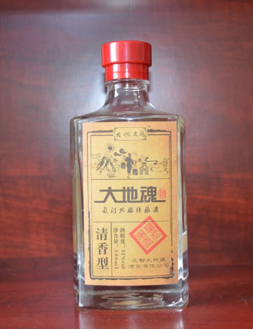 大地魂烤花酒瓶