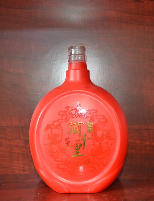 酒千里喷釉酒瓶