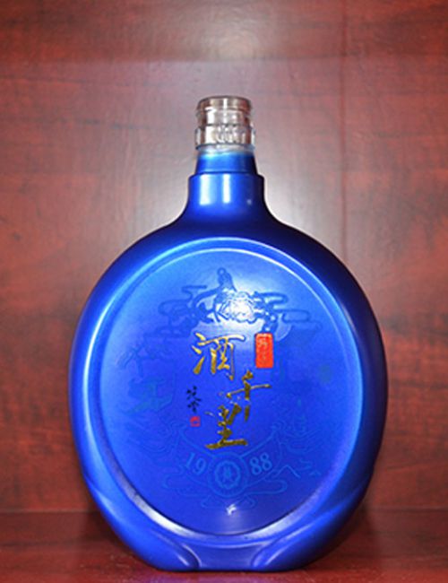 酒千皇喷釉酒瓶